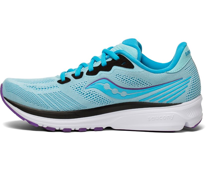 Saucony Ride 14 Women's Running Shoes Blue | Canada 186RVDW